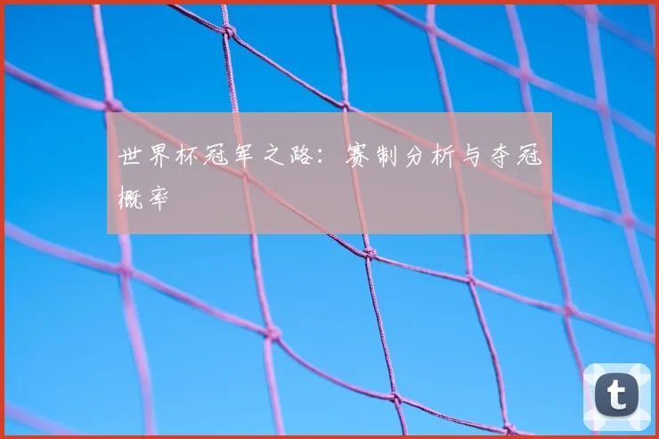 世界杯冠军之路：赛制分析与夺冠概率